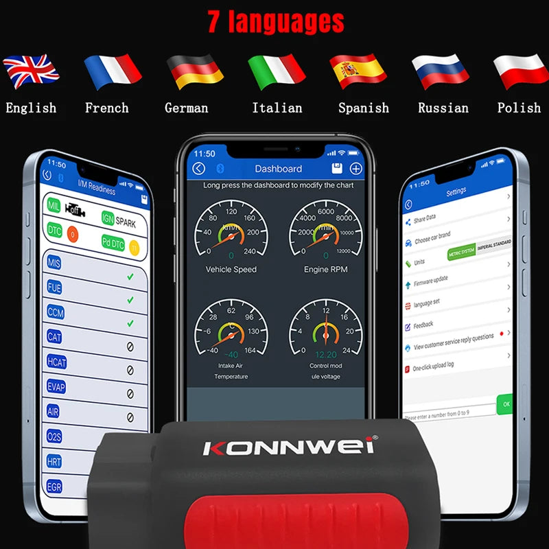 KDIAG OBD 2 MINI Full System Auto Scanner Reset SAS EPB Service ECU Programmer OBD2 Cars Diagnostic Tools