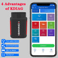KDIAG OBD 2 MINI Full System Auto Scanner Reset SAS EPB Service ECU Programmer OBD2 Cars Diagnostic Tools
