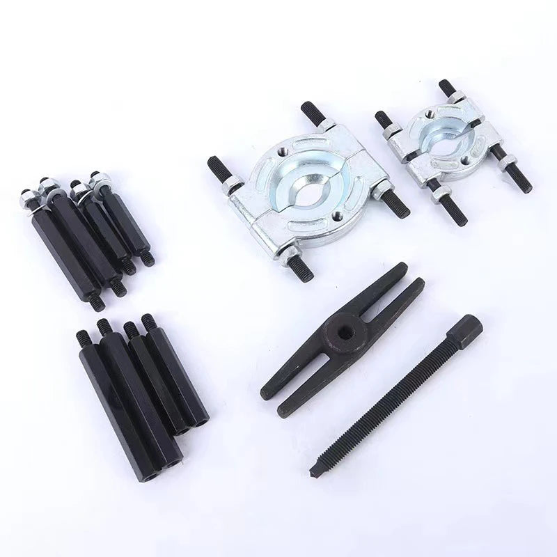 Car Bearing Separator Puller Set Bearing Removal Tool Set 12 Pcs Bearing Splitter Gear Puller Separator Set with Box Tool Kit