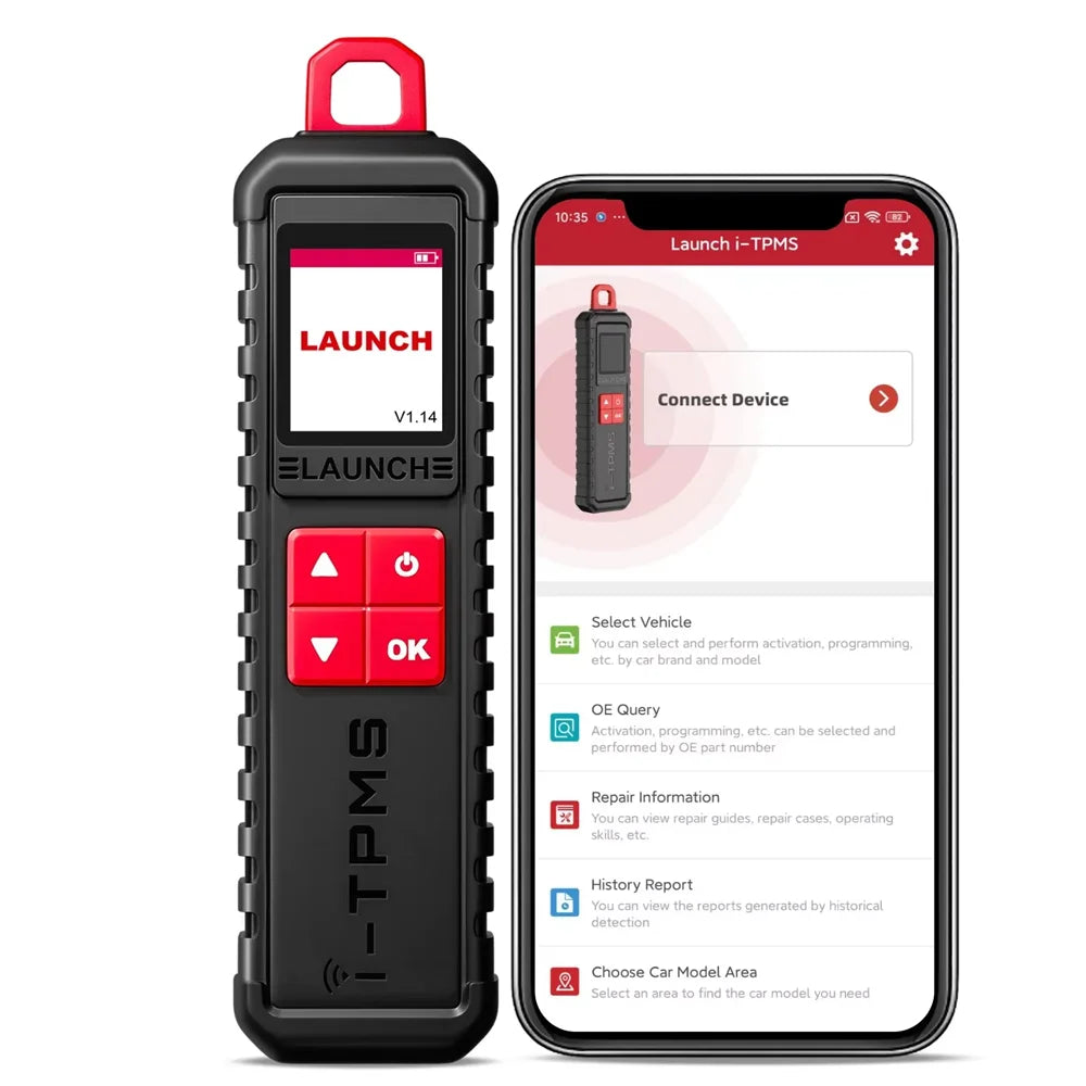 X431 I-TPMS Tire Pressure Diagnostic Tools Activate 315Mhz/433Mhz TPMS Sensor Programming Learning I-TPMS APP Diagnostic